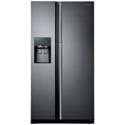 Samsung RH56J69187F Food ShowCase American Style Fridge Freezer, A++ Energy Rating, 91cm Wide, Stainless Steel